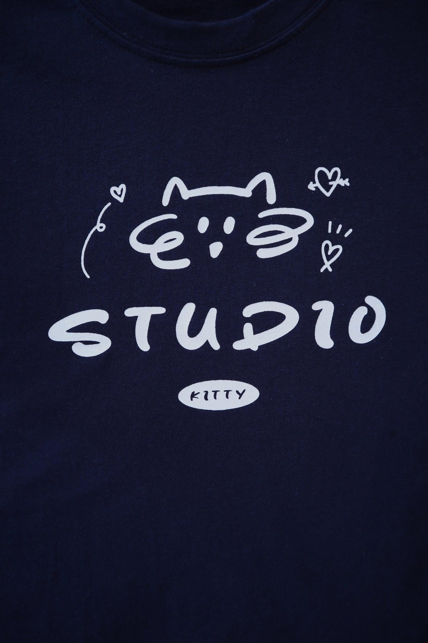 Studio Cat Cropped Shirt