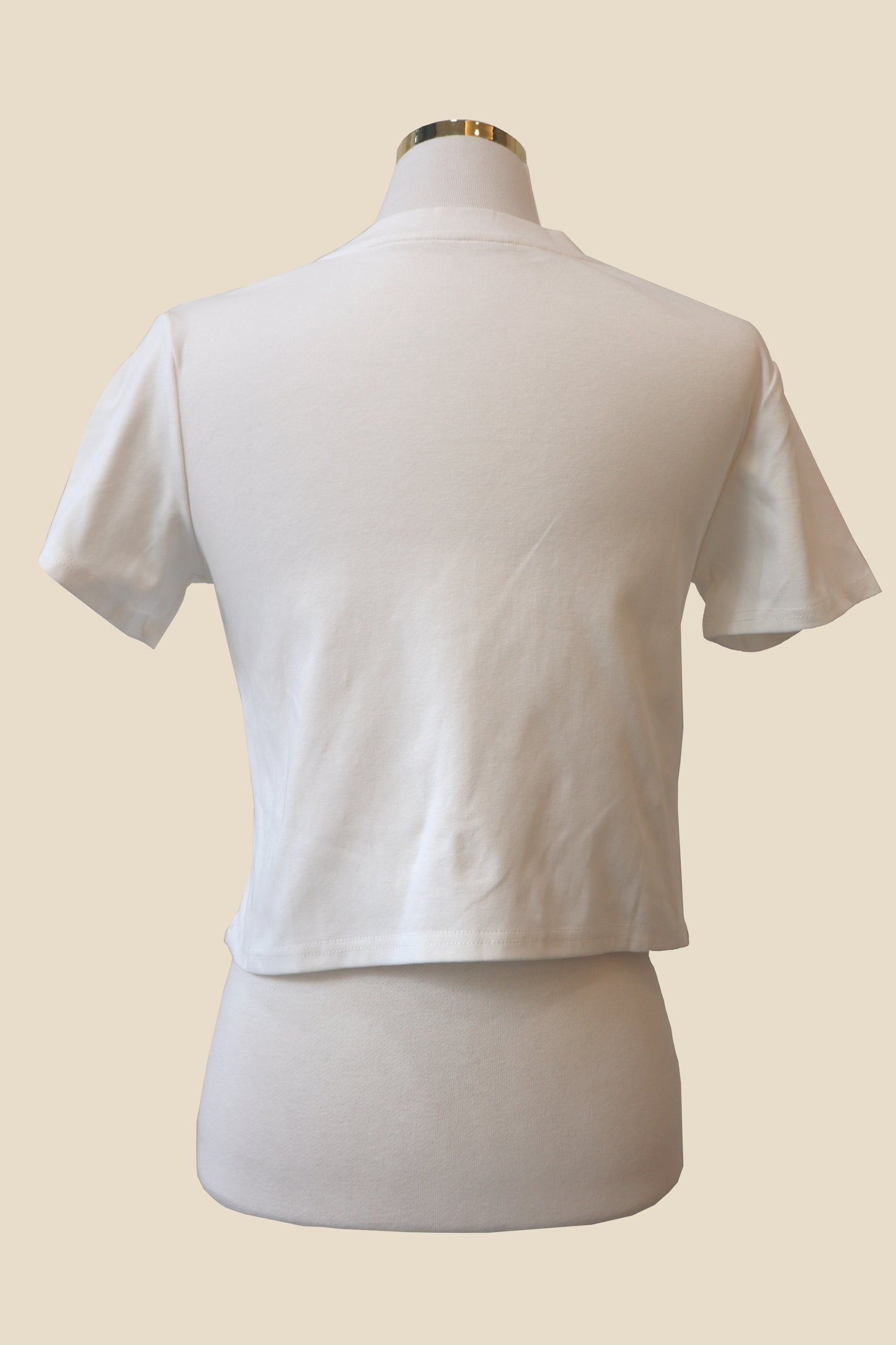 Heart String Cropped Shirt