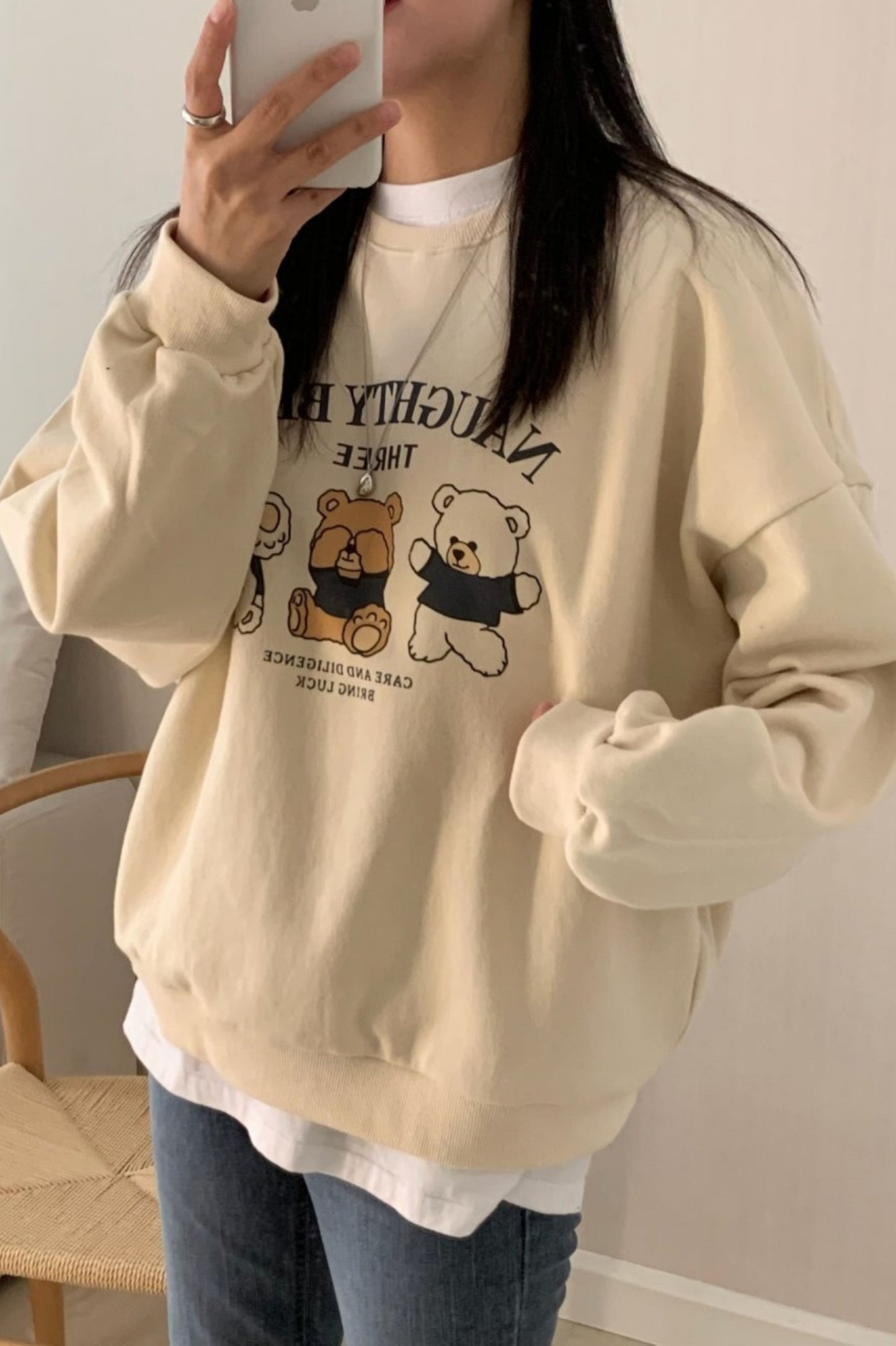 Three Naughty Bears Sweatshirt