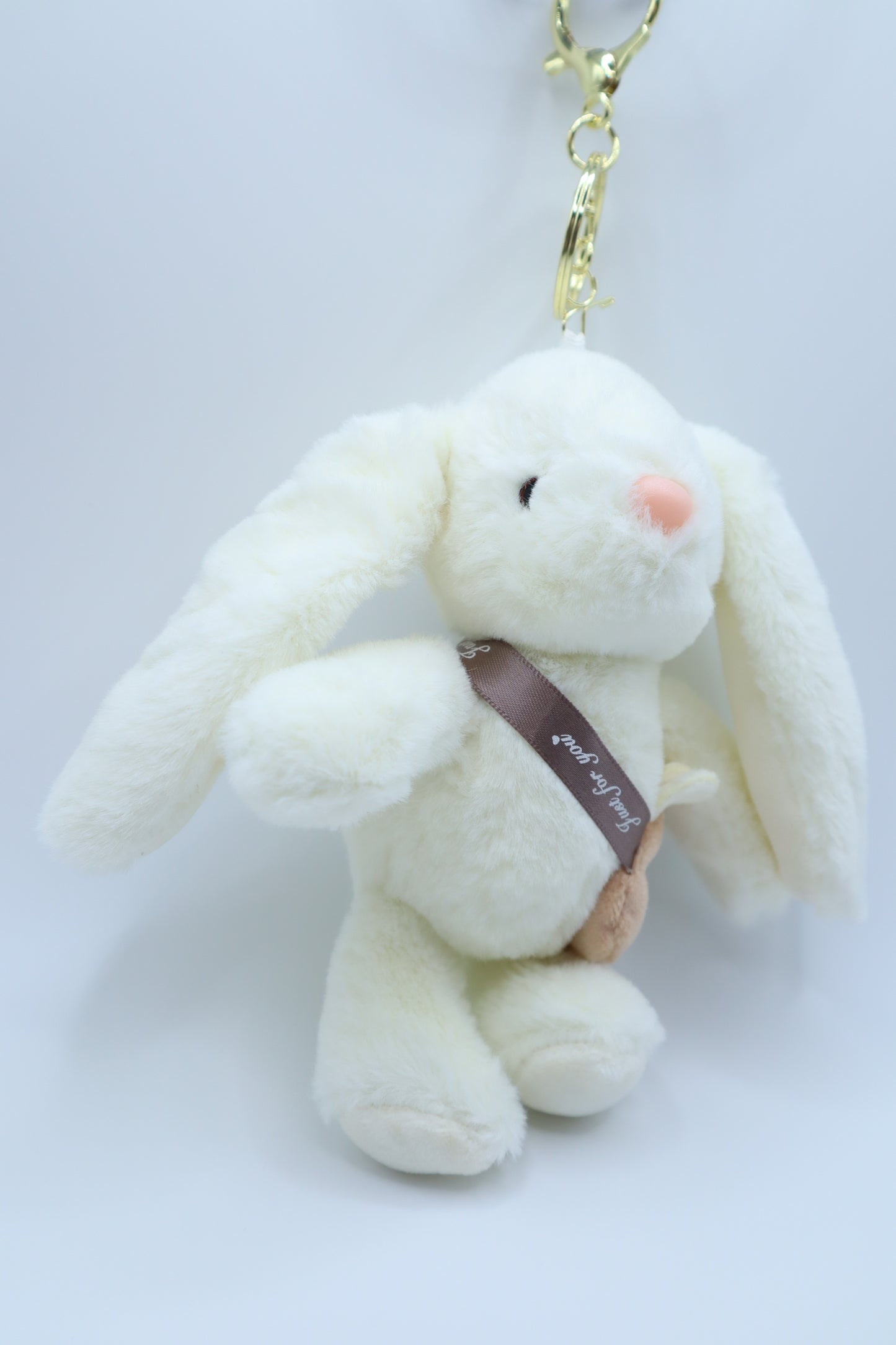 Sweet Scented Large Bunny Plush Keychain