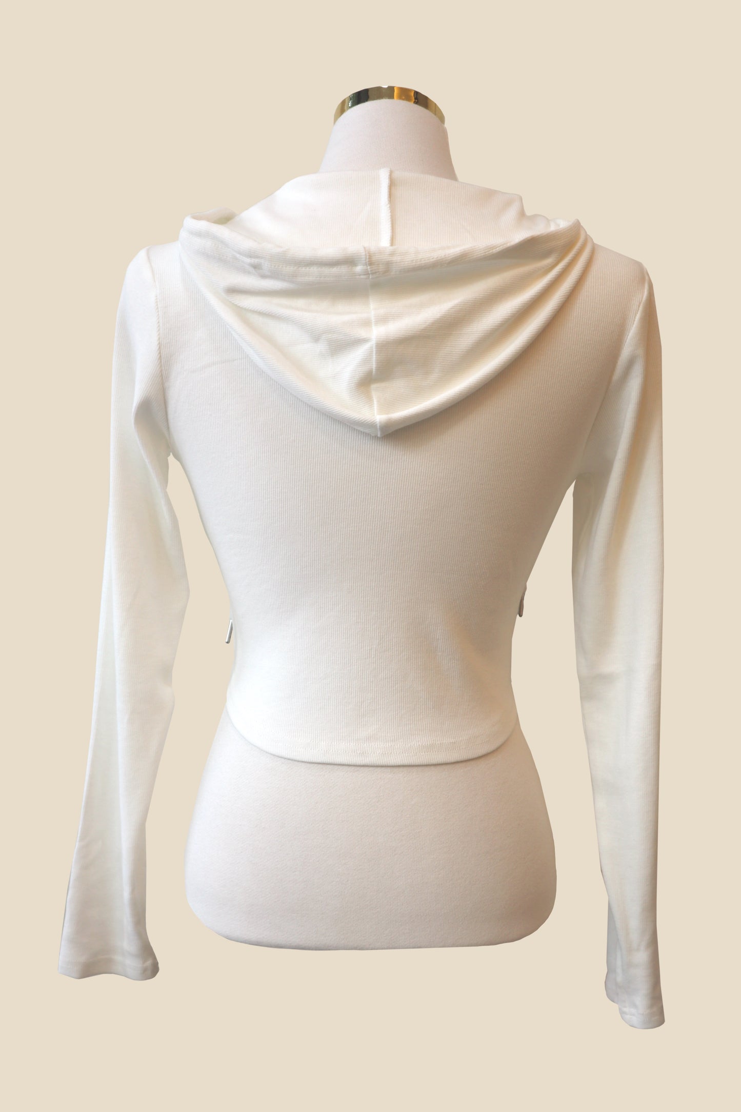 Double Pocket Cropped Zip-Up