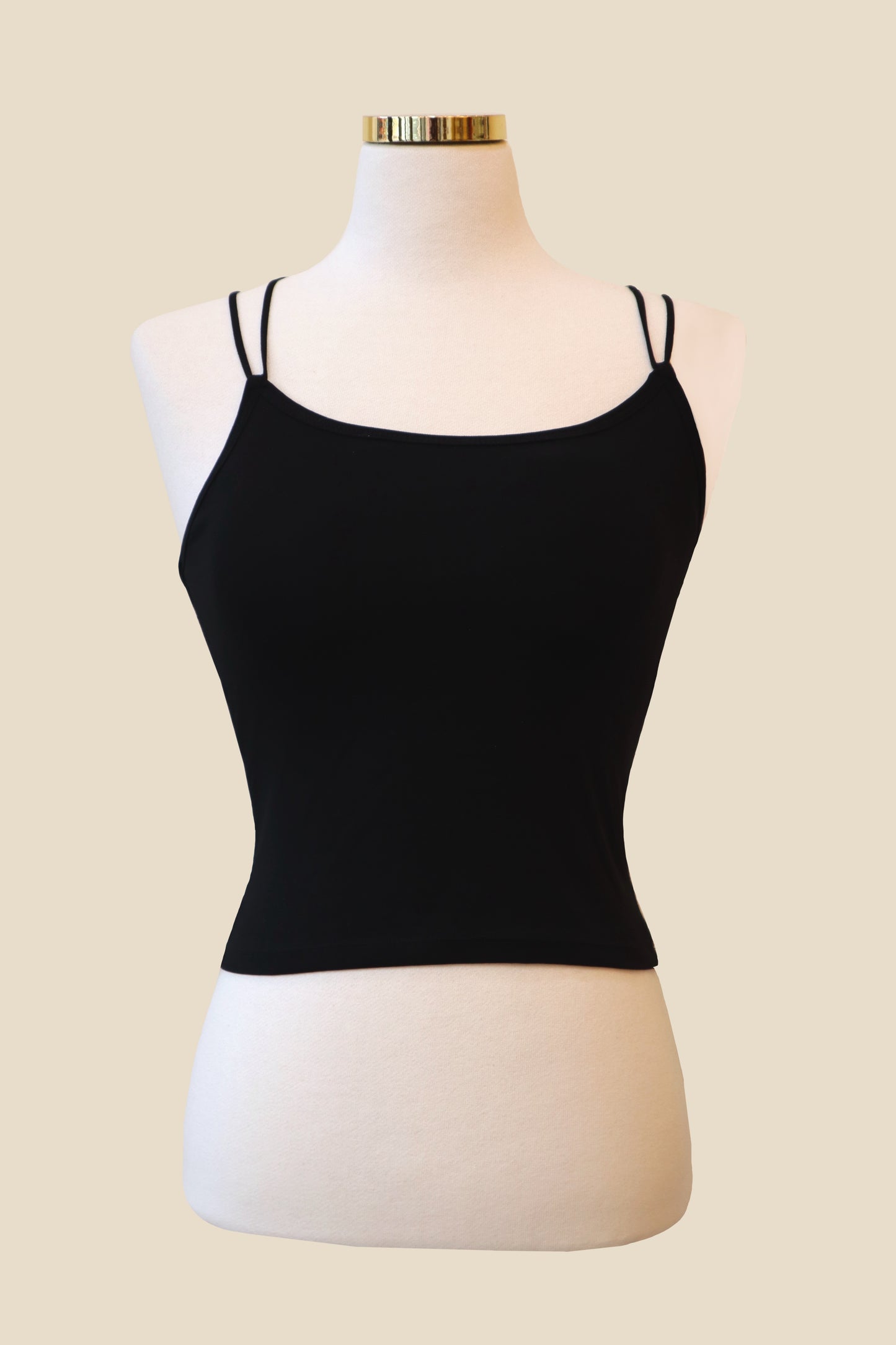Webbed-Back Capped Tank Top