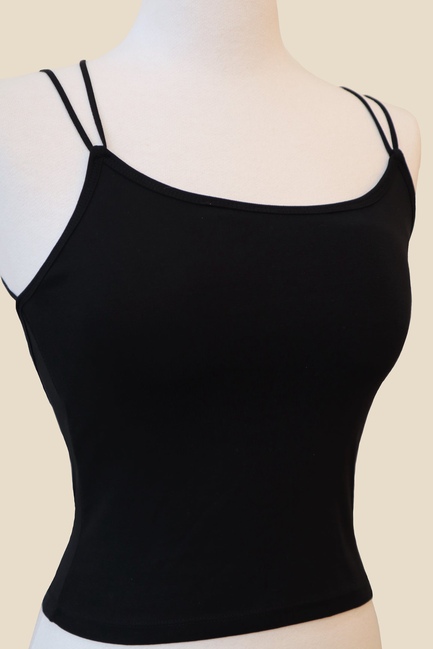 Webbed-Back Capped Tank Top