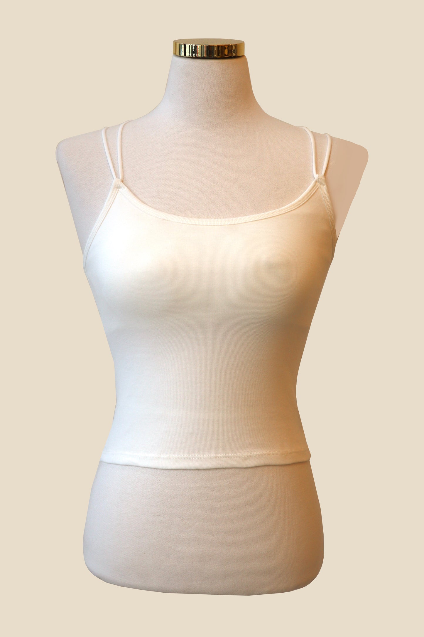 Webbed-Back Capped Tank Top