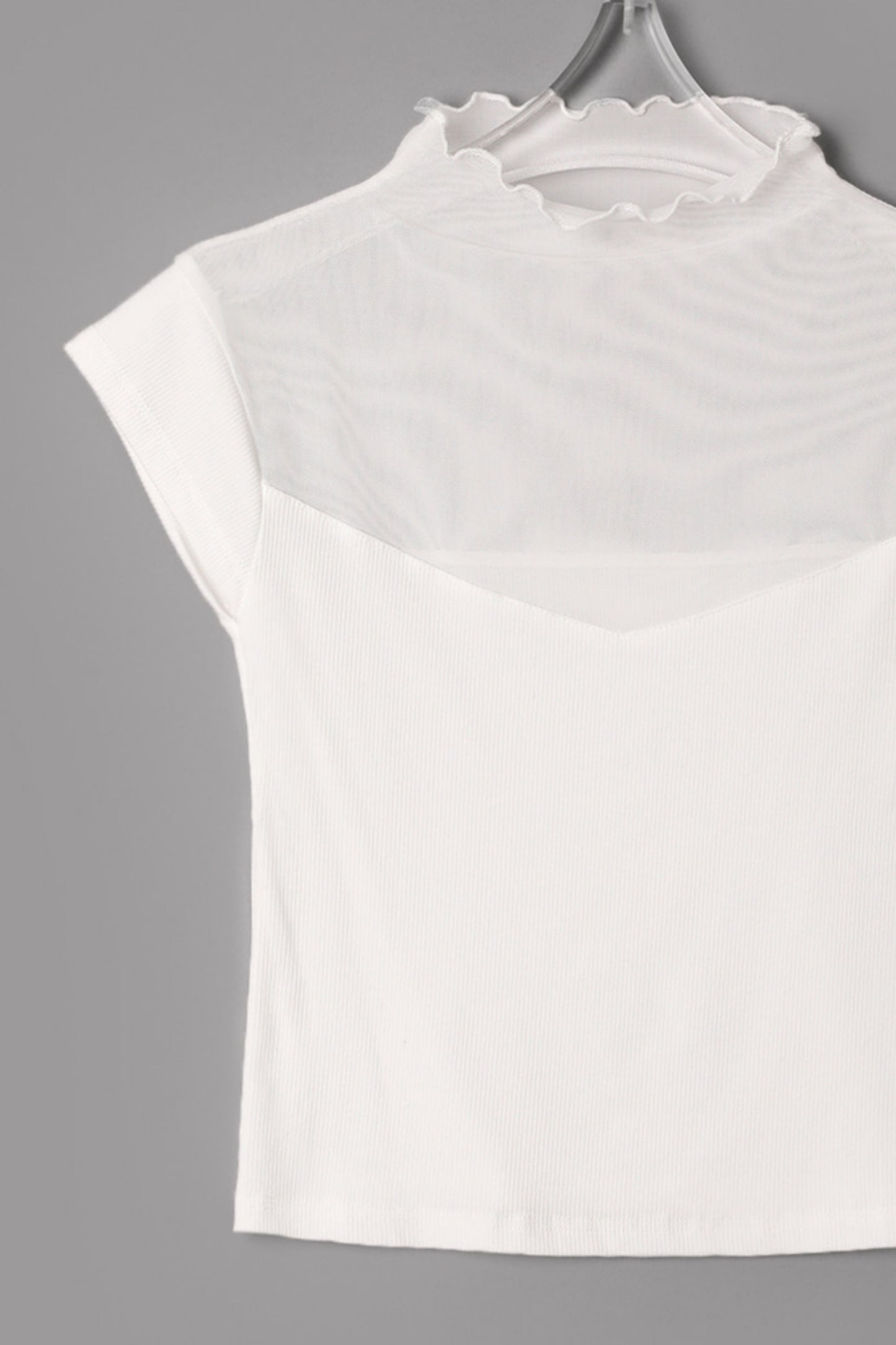 Debussy See-Through Short Sleeve
