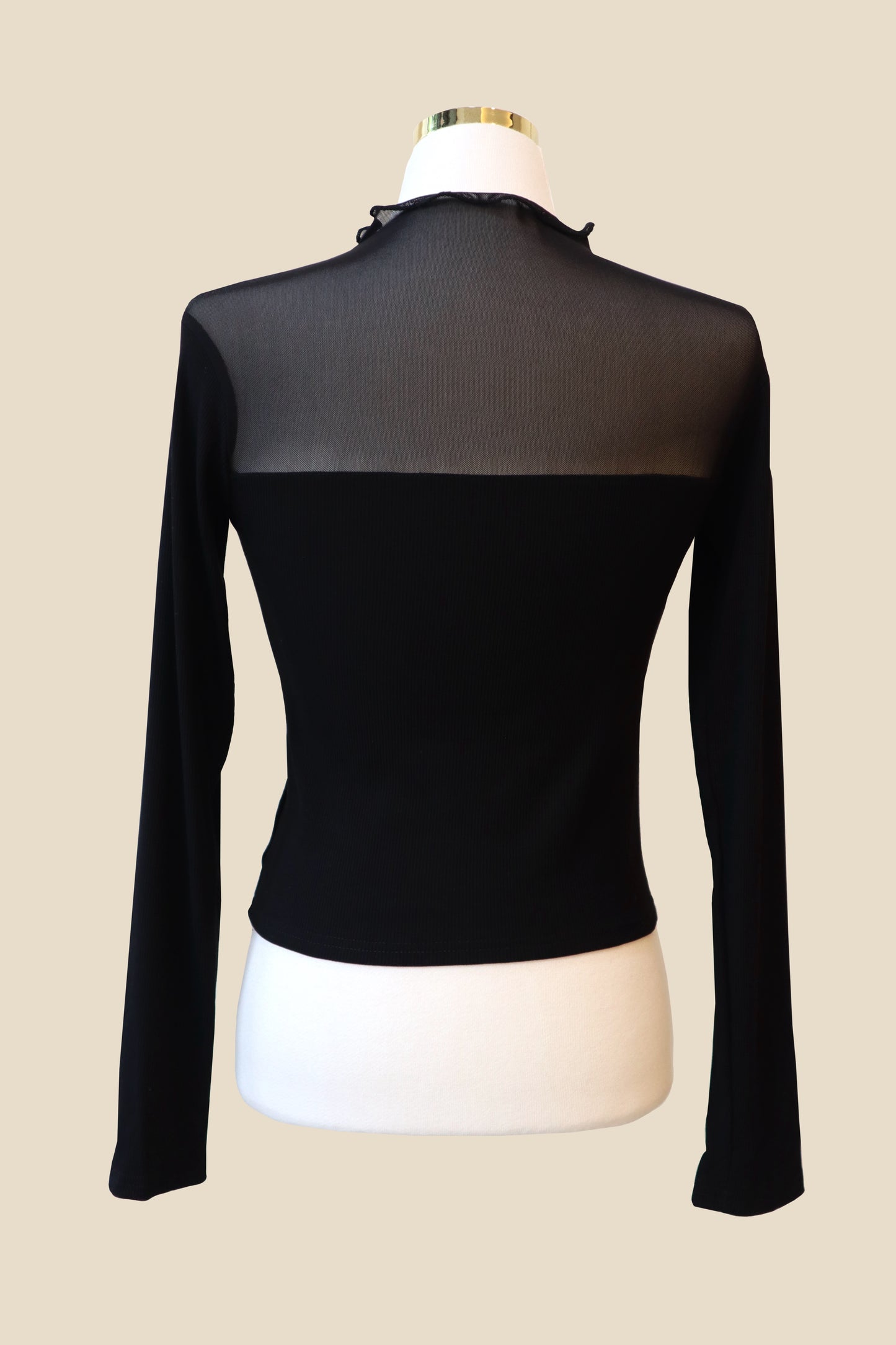 Debussy See-Through Long Sleeve