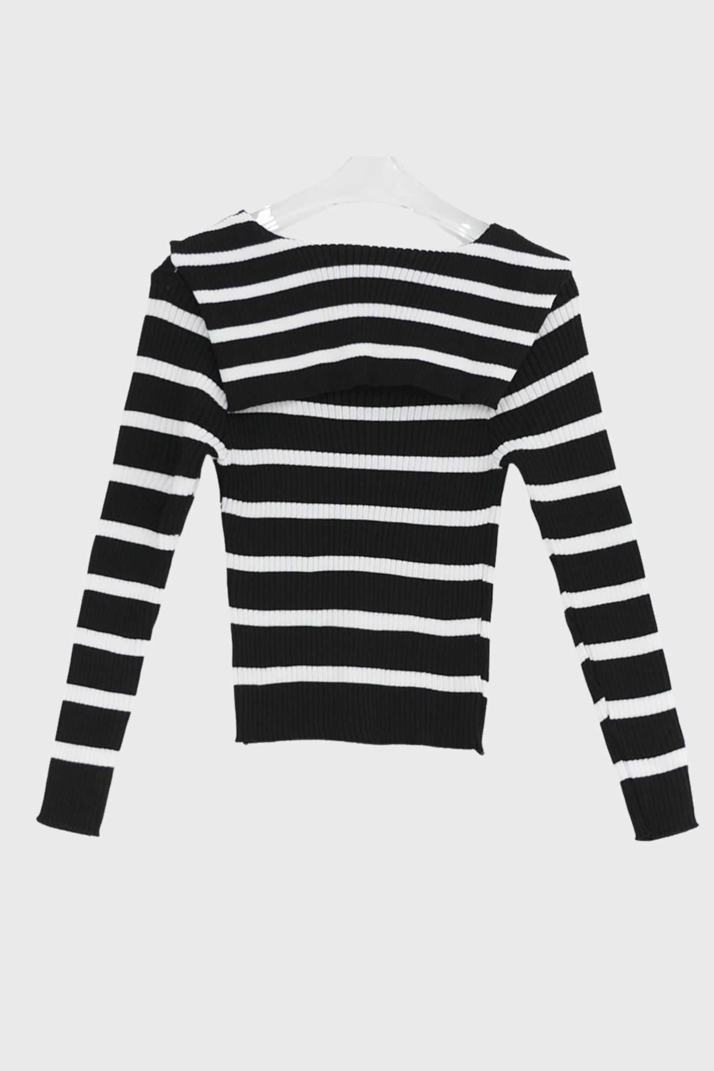 Monochrome Sailor Knit Top