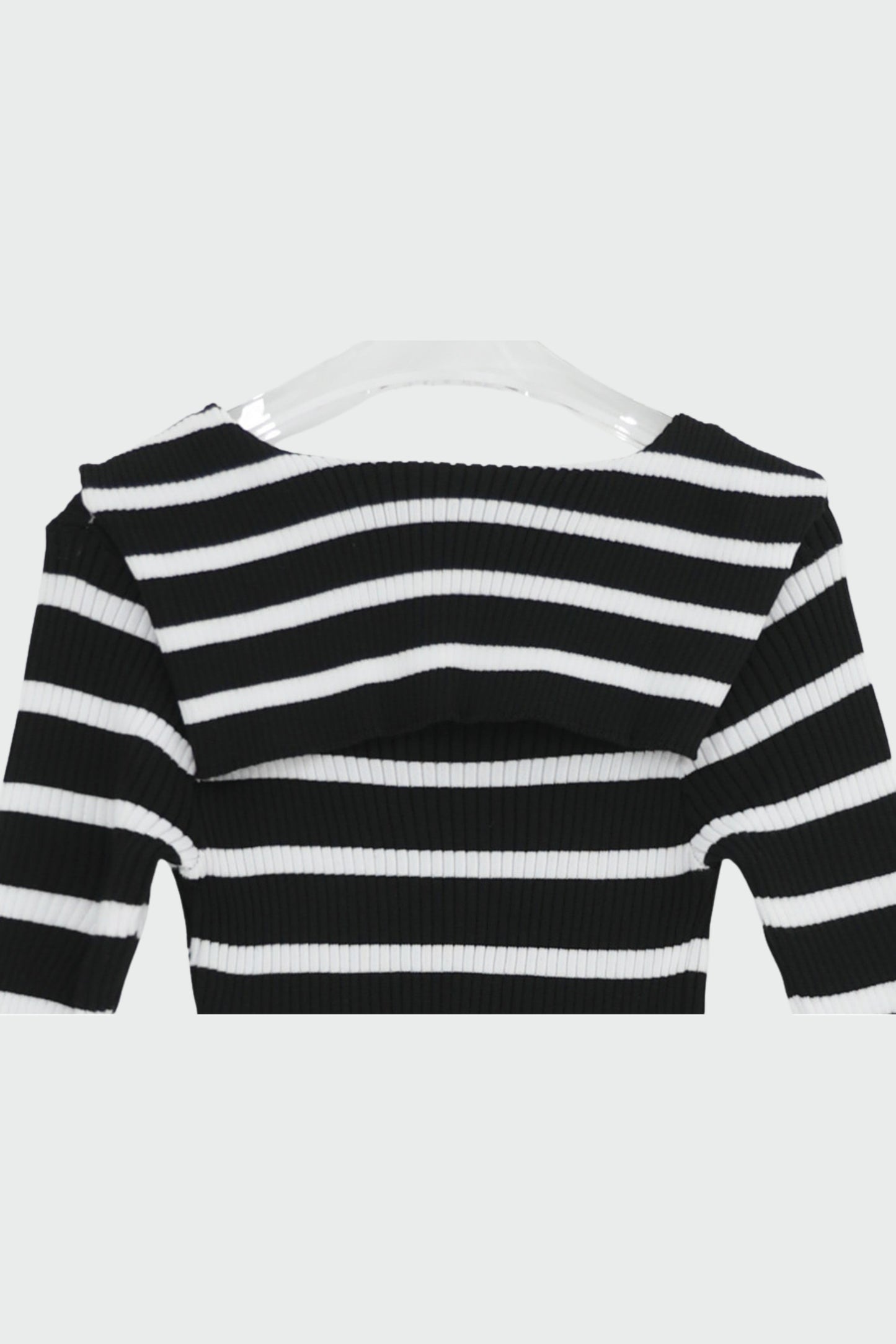 Monochrome Sailor Knit Top