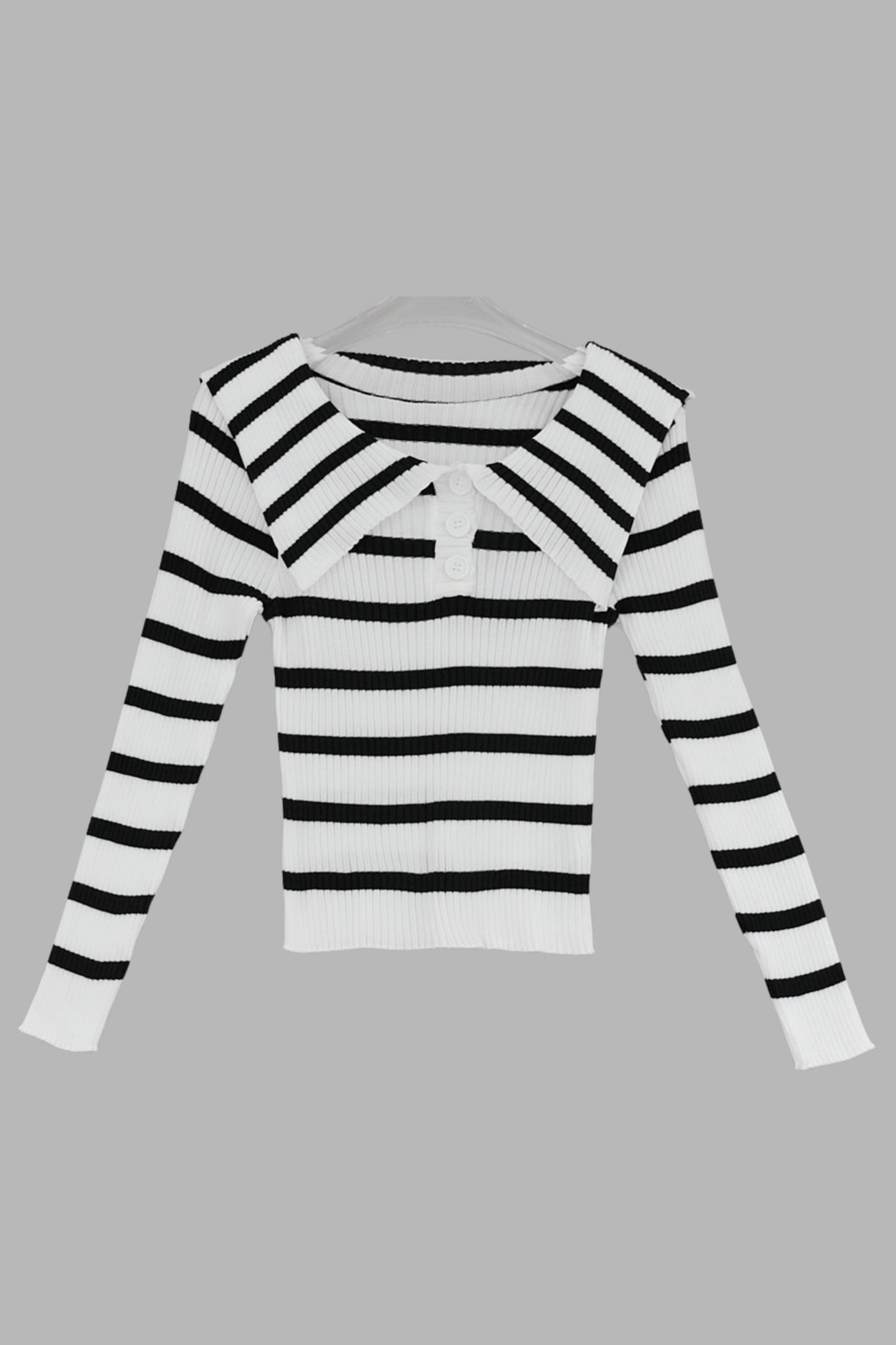 Monochrome Sailor Knit Top