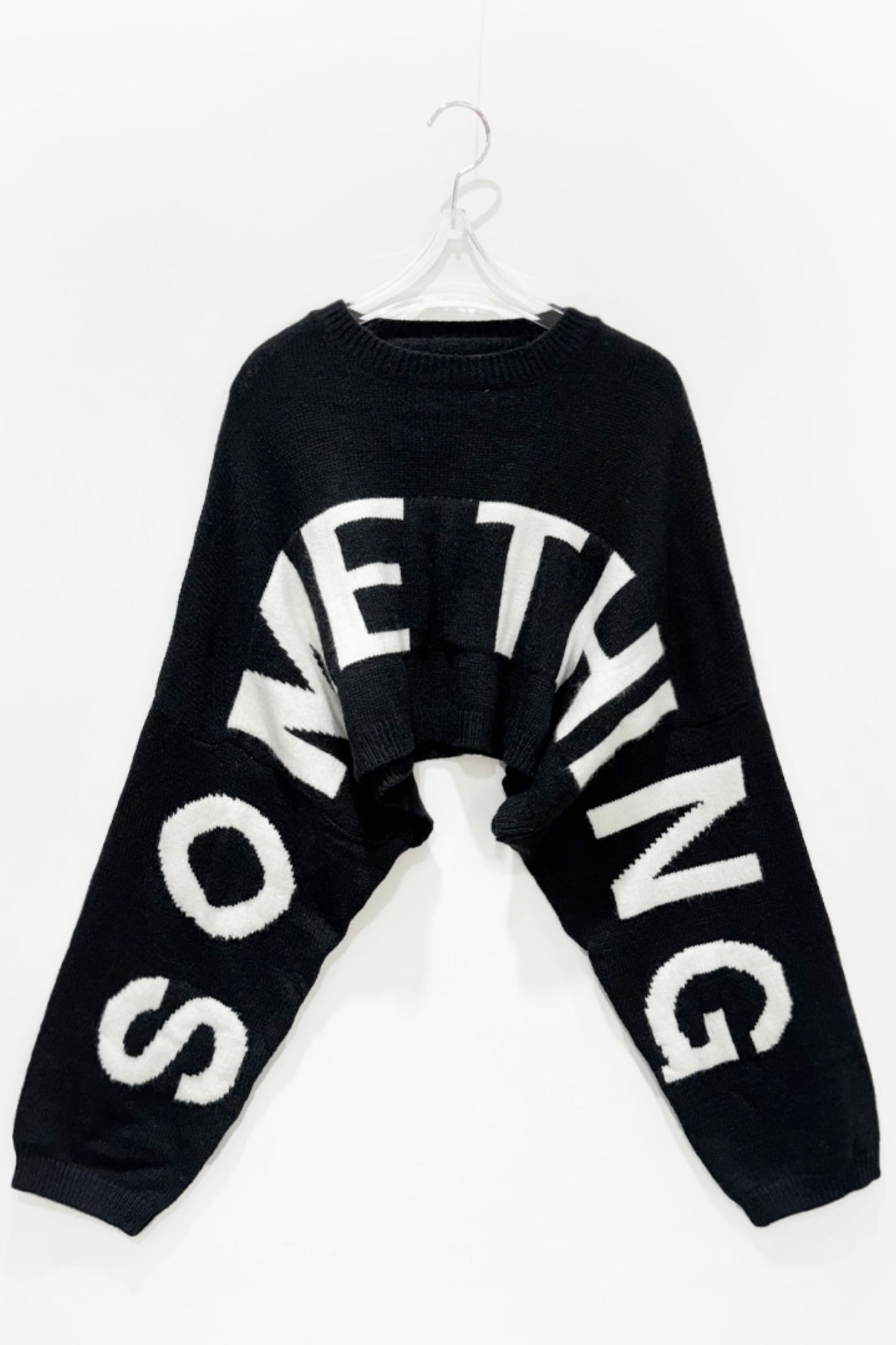 Something Cropped Knit Top