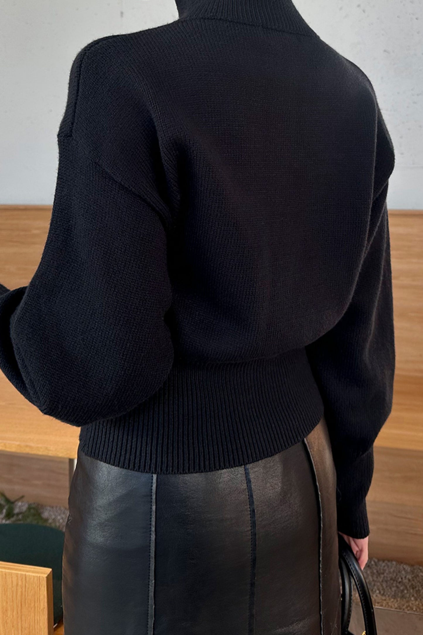 Foreand Half-Zip Knit