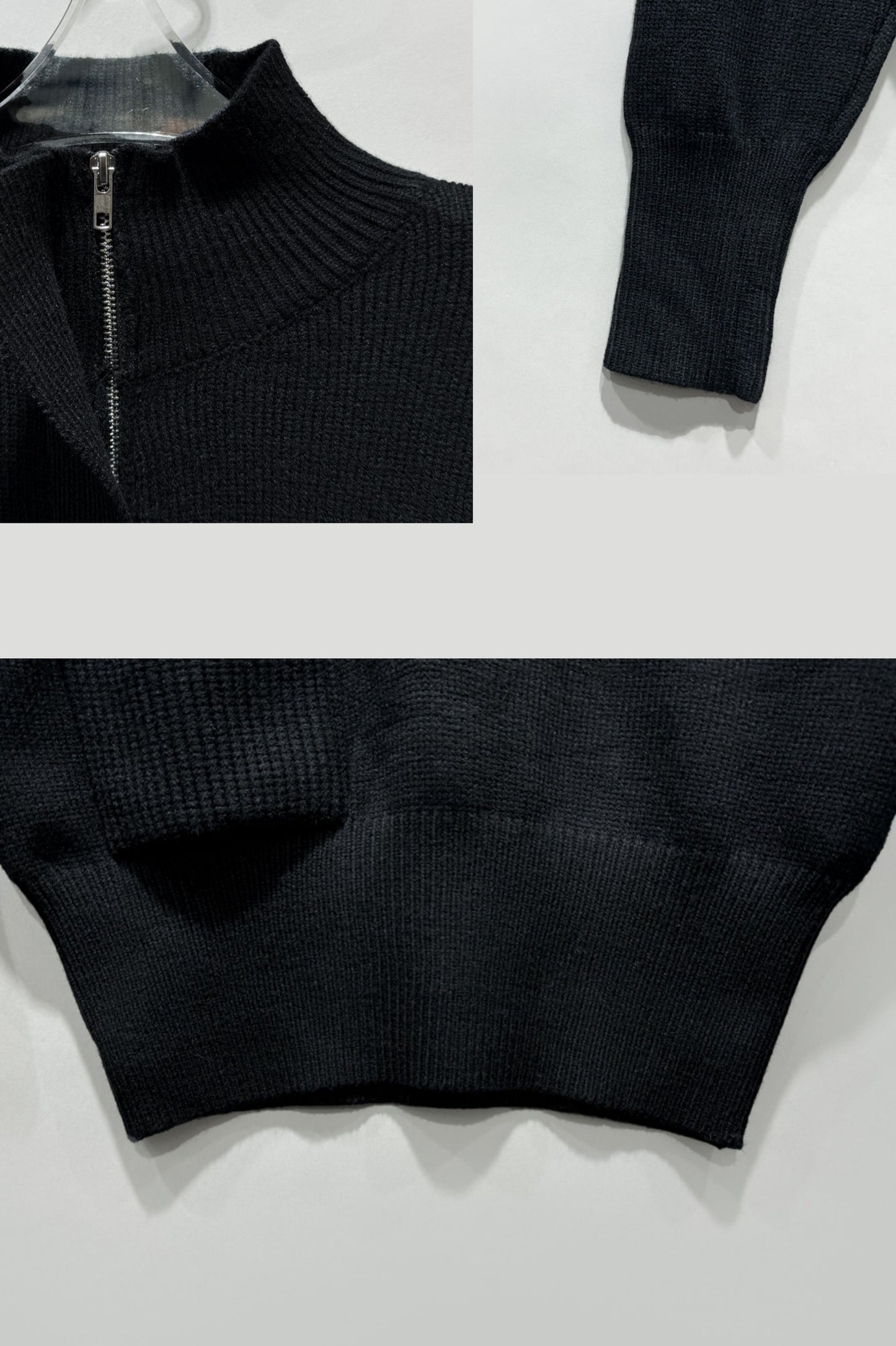 Foreand Half-Zip Knit