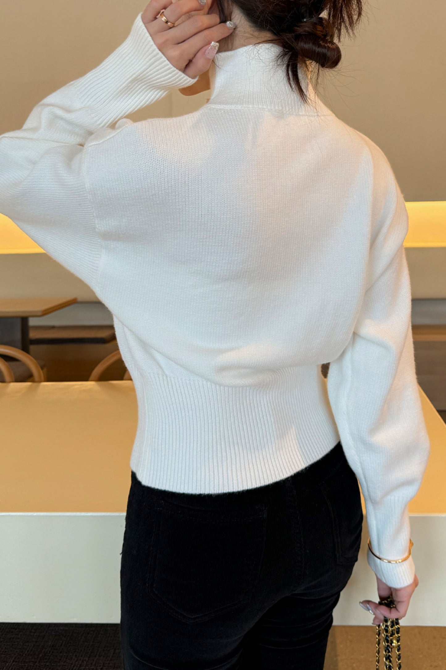 Foreand Half-Zip Knit