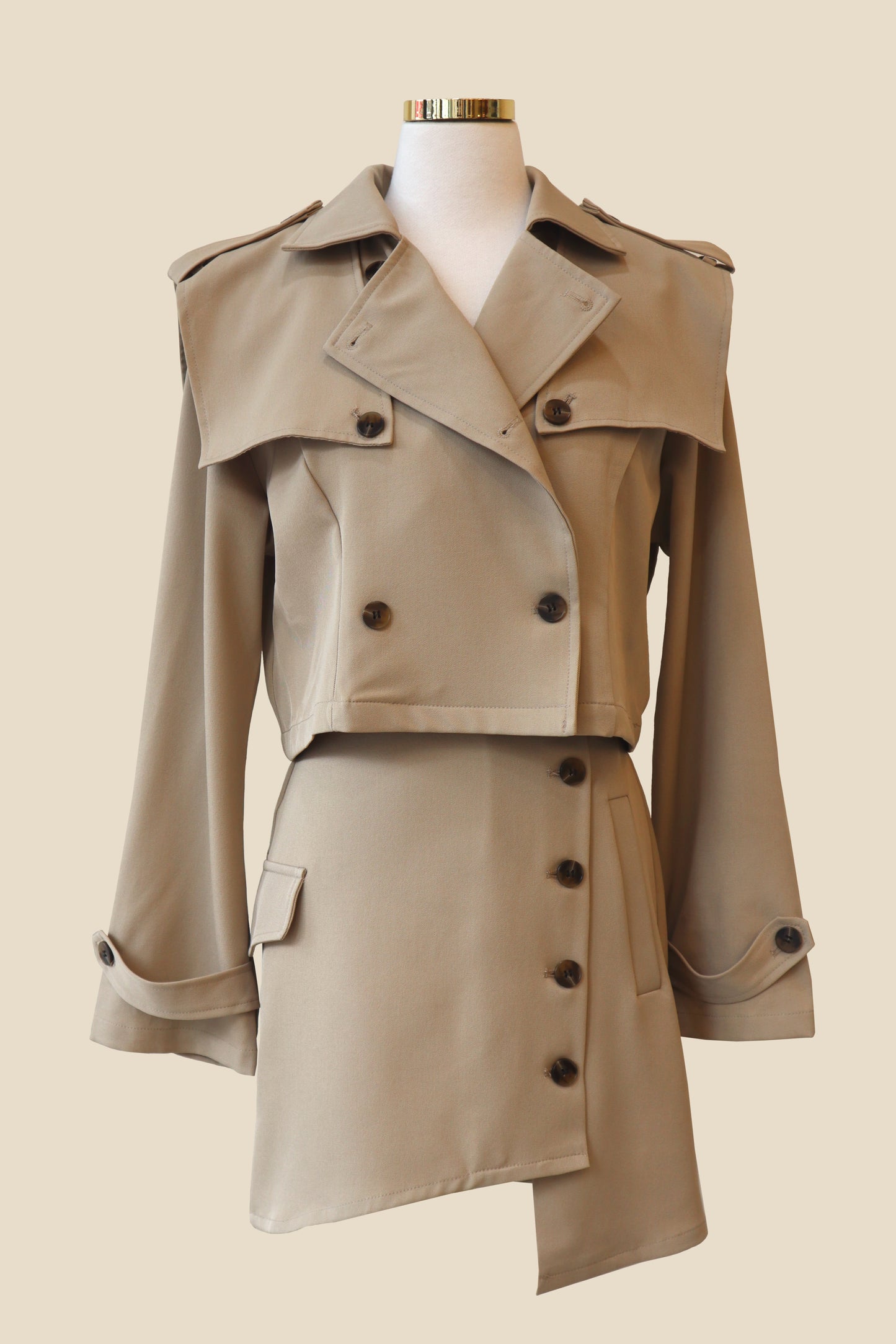 Castin Trench Skirt Set