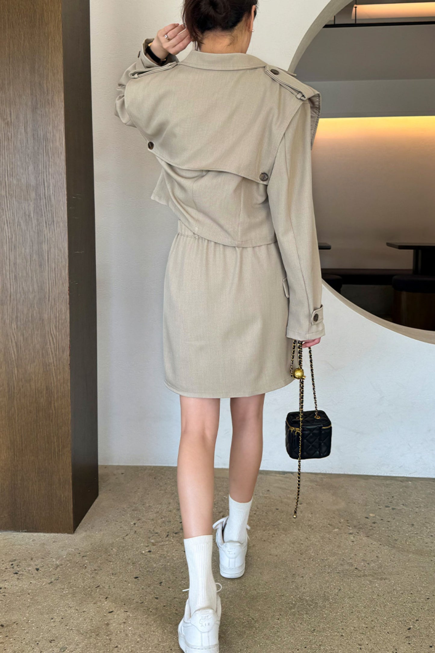 Castin Trench Skirt Set