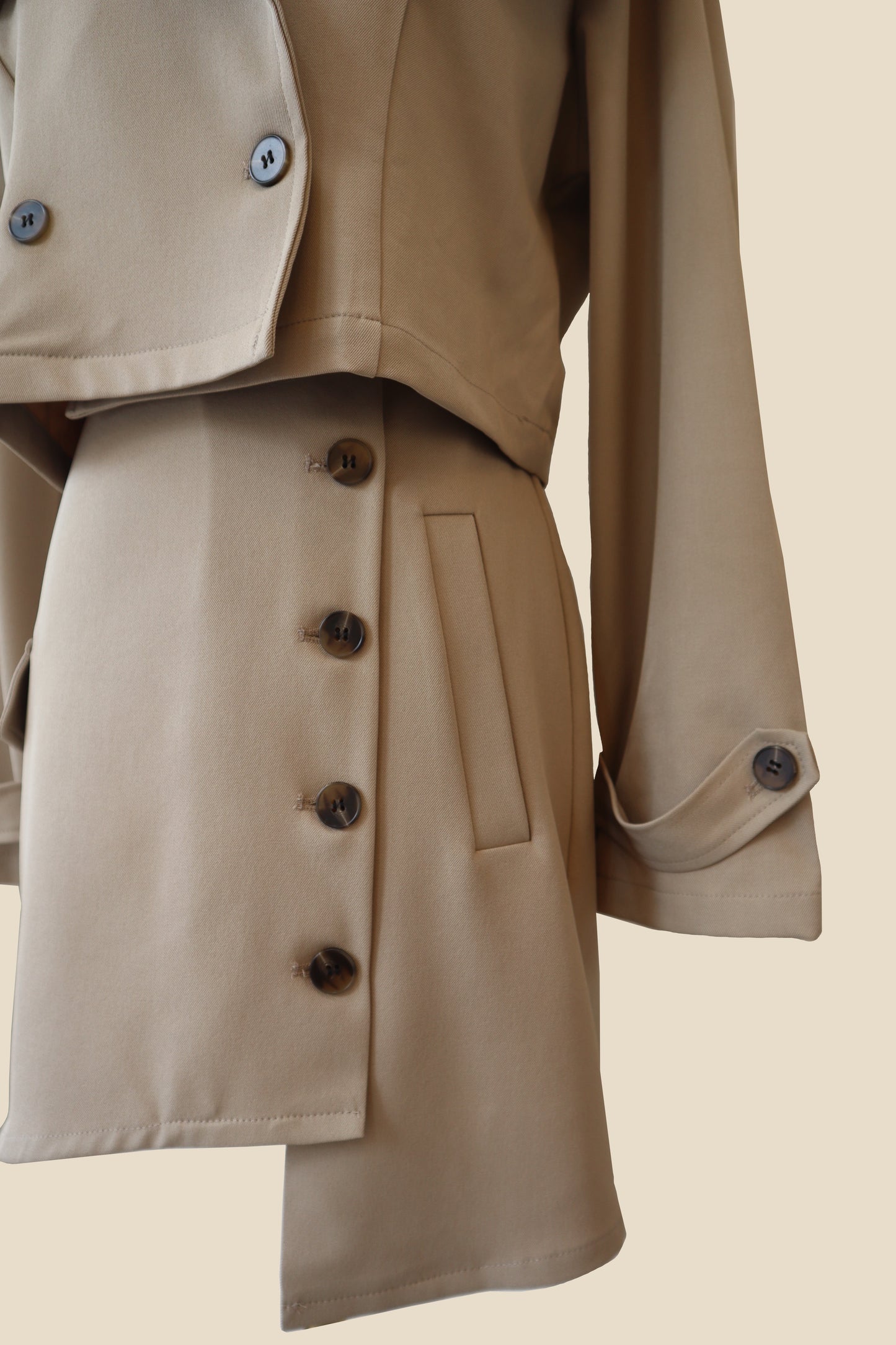 Castin Trench Skirt Set