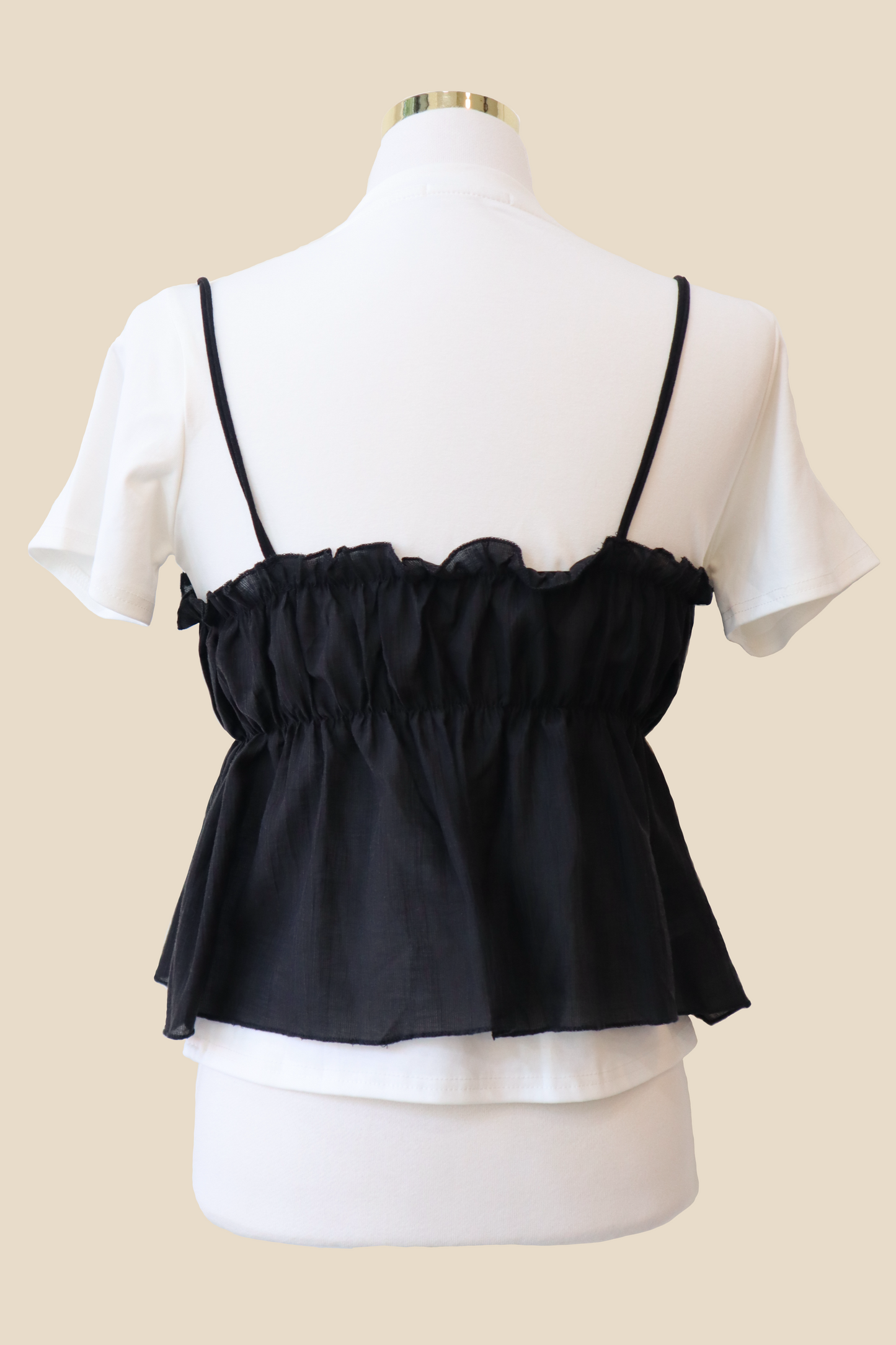 The Bene Shirt Chiffon Tank Set