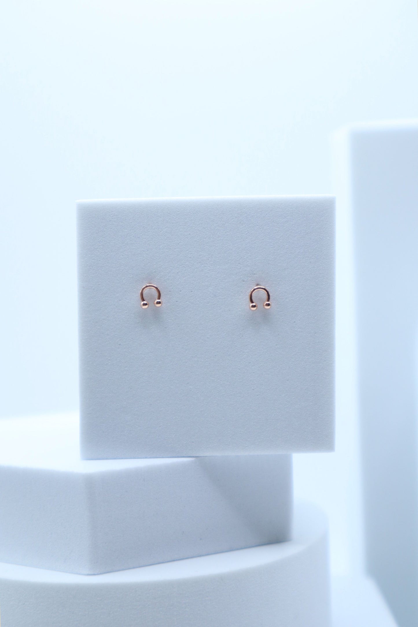 Mini Horseshoe Stud Earring (V's Pick)