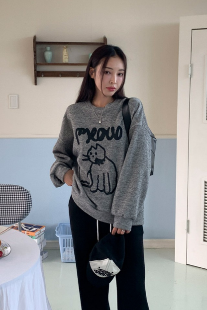 Meow Sketch Pull-Over