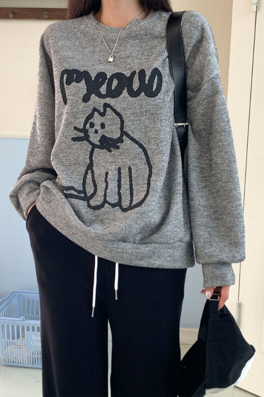 Meow Sketch Pull-Over