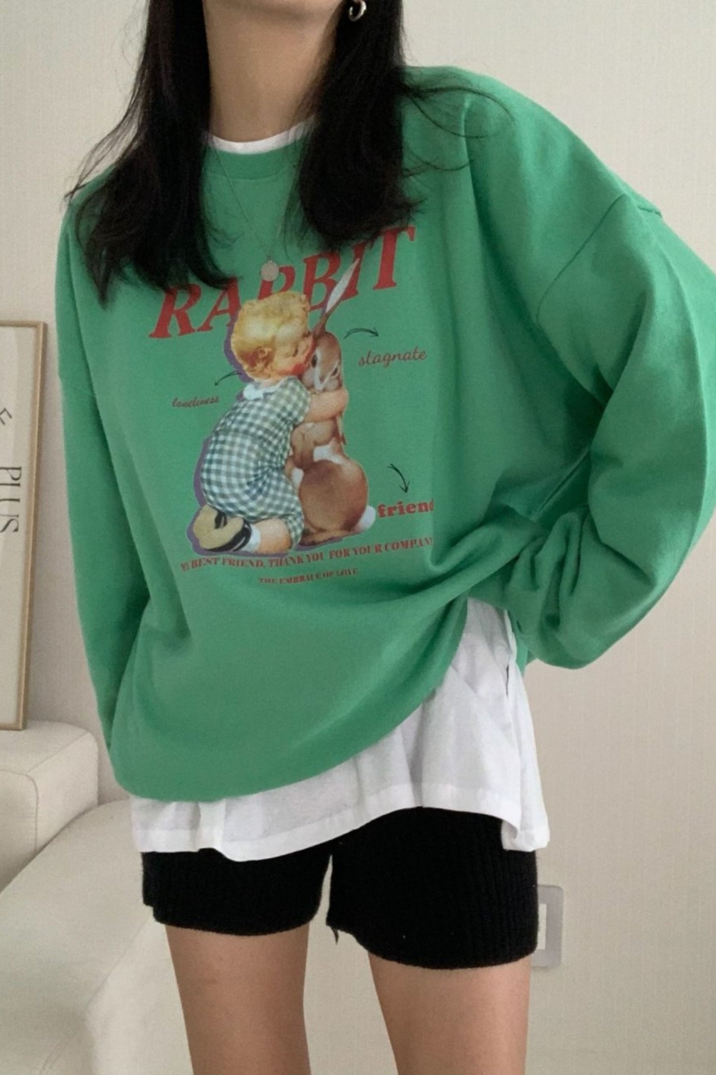 Vintage Rabbit Sweatshirt