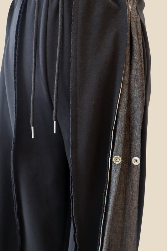 Dual Denim Jogger Pants