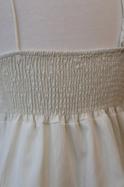 Unbalanced Pleated Sleeveless Blouse Top