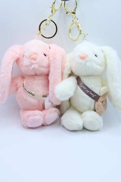Sweet Scented Large Bunny Plush Keychain