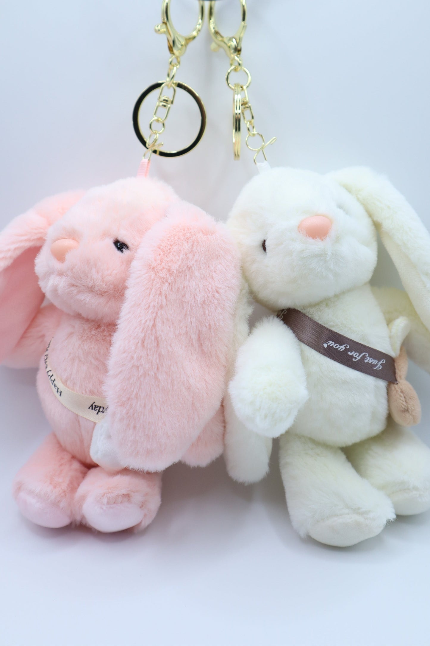 Sweet Scented Large Bunny Plush Keychain
