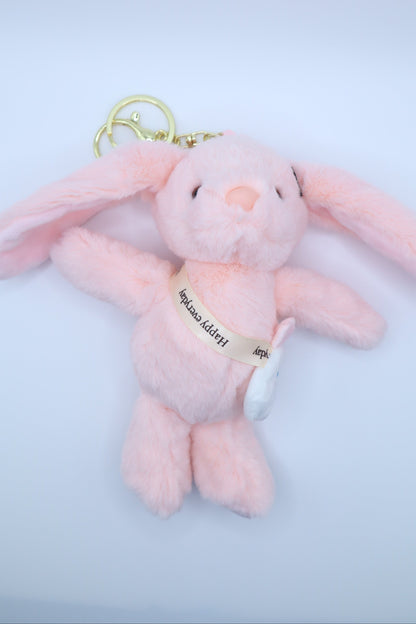 Sweet Scented Large Bunny Plush Keychain