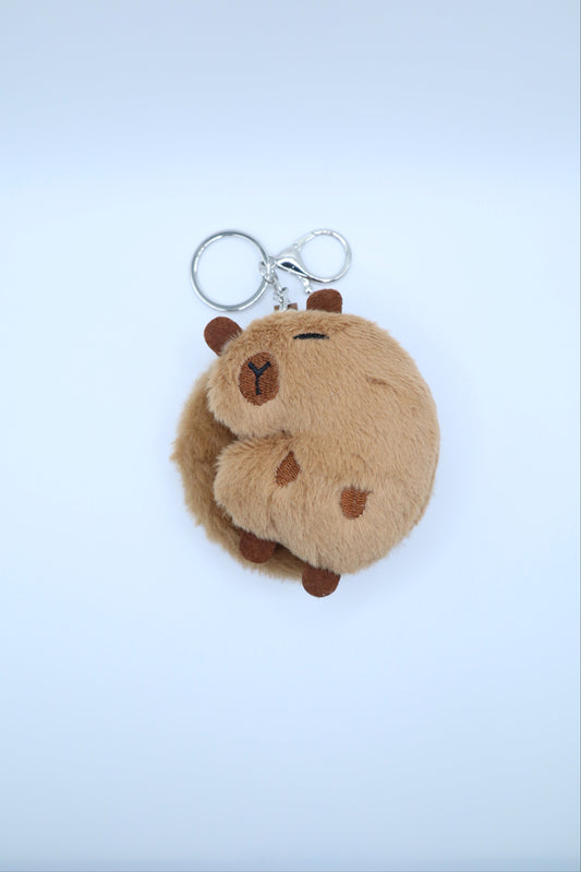 Capybara Mirror Keychain