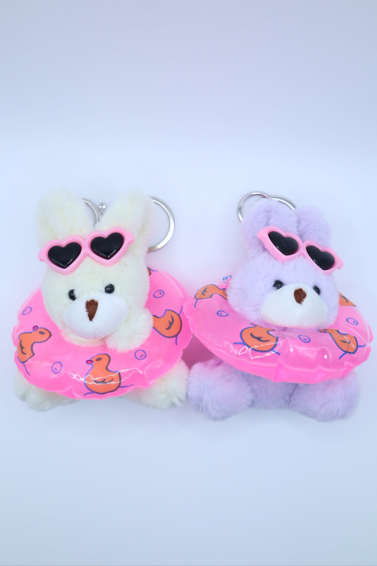 Tube Sunglasses Bunny Keychain