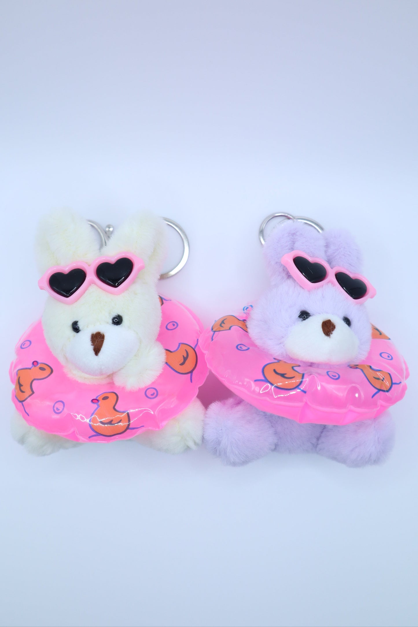 Tube Sunglasses Bunny Keychain