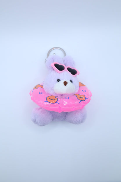 Tube Sunglasses Bunny Keychain