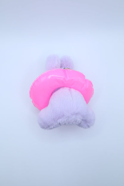 Tube Sunglasses Bunny Keychain