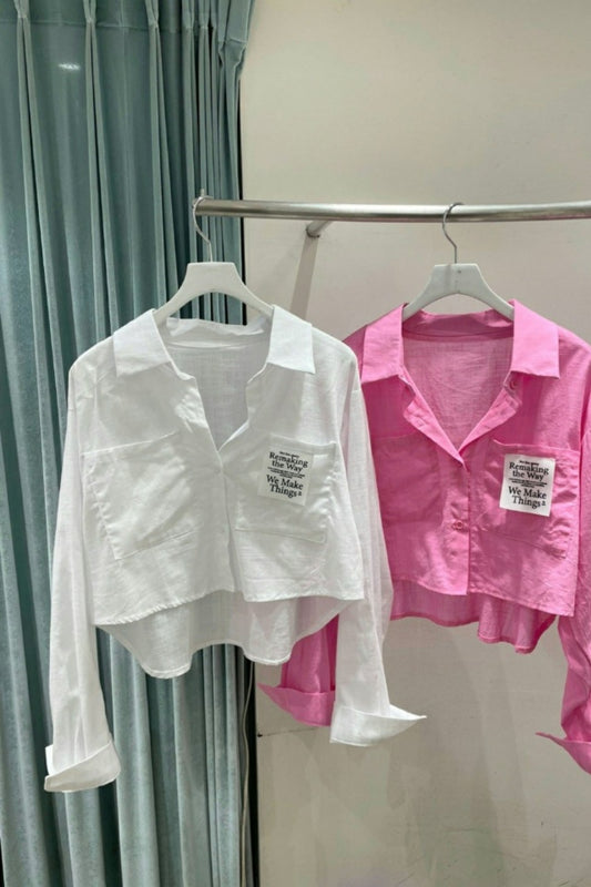 Remaking the Way Cropped Shirt