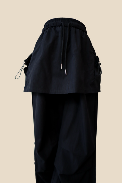 Rustle Skirt Jogger Track Pants