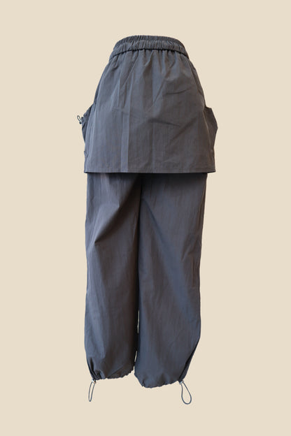 Rustle Skirt Jogger Track Pants