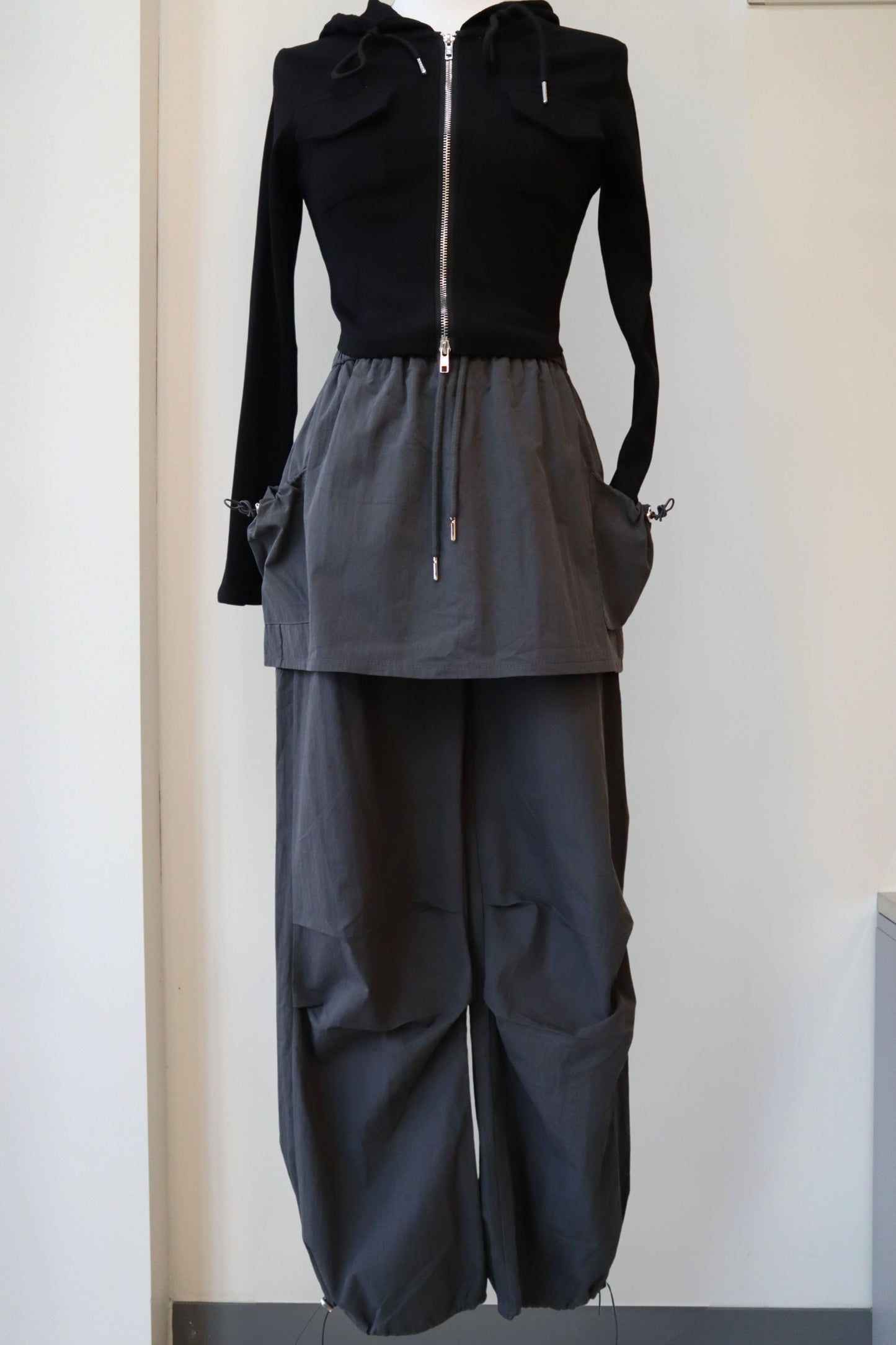 Rustle Skirt Jogger Track Pants