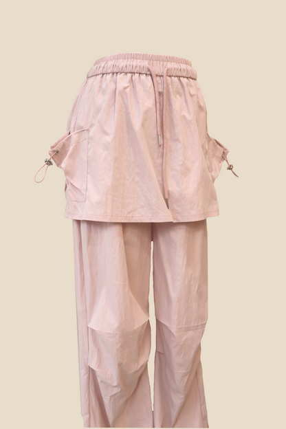 Rustle Skirt Jogger Track Pants