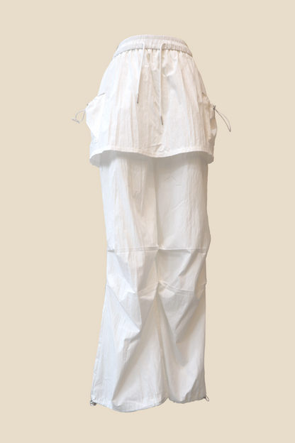 Rustle Skirt Jogger Track Pants