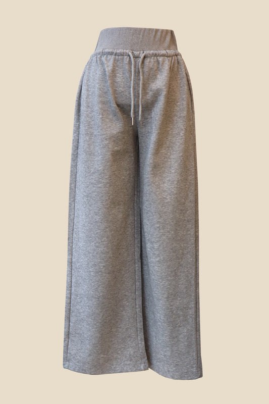 Corset Wide-Leg Sweatpants