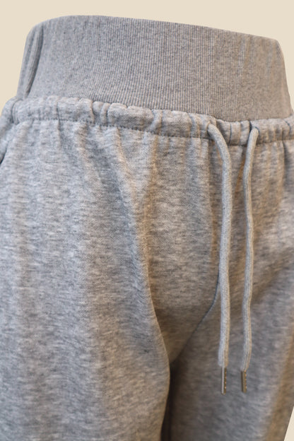 Corset Wide-Leg Sweatpants