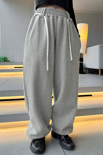 Double Fleece Patch Sweatpants