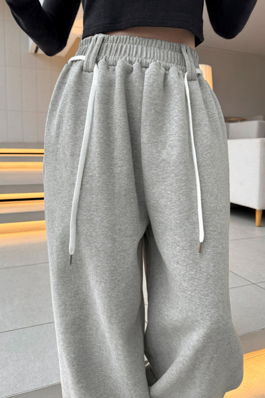 Double Fleece Patch Sweatpants