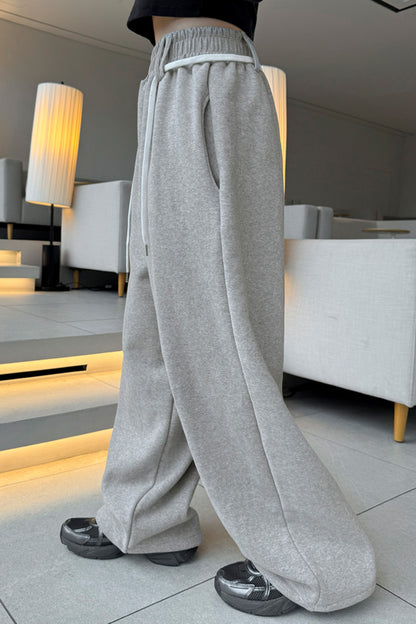 Double Fleece Patch Sweatpants