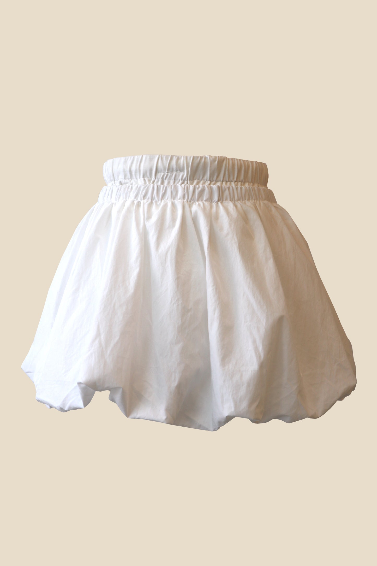 Double Waistband Bubble Skirt