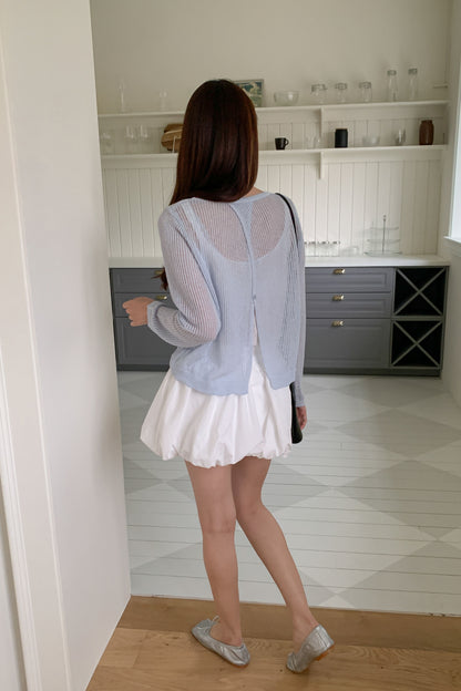 Double Waistband Bubble Skirt