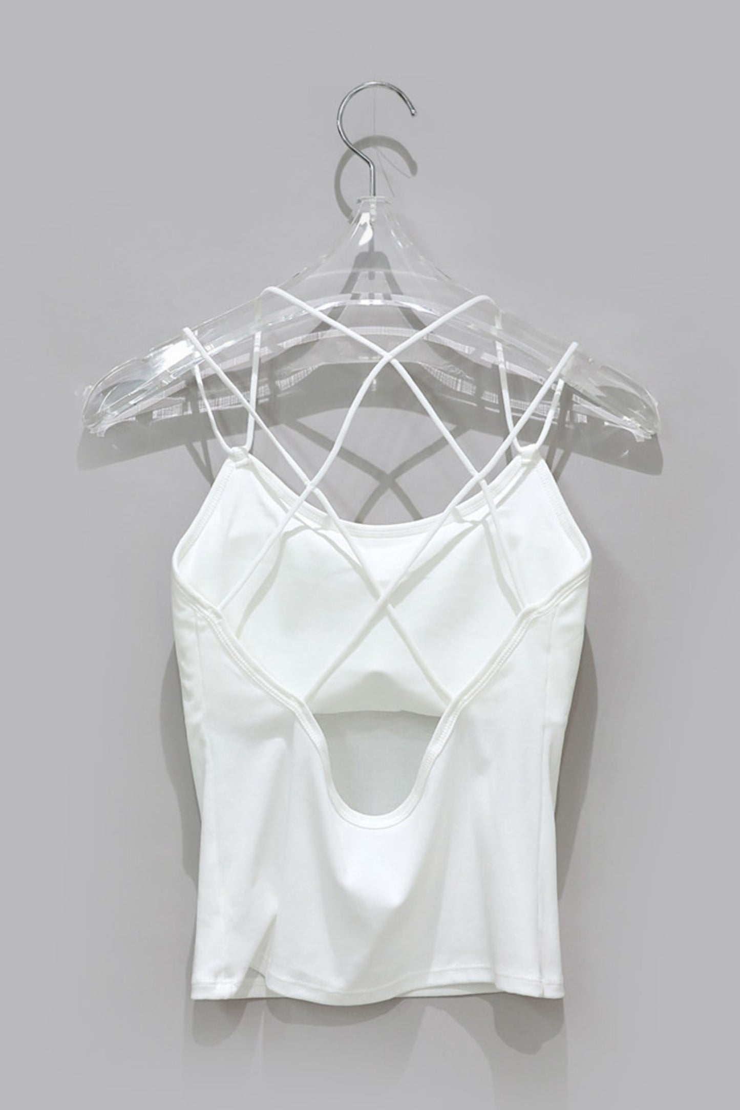 Webbed-Back Capped Tank Top