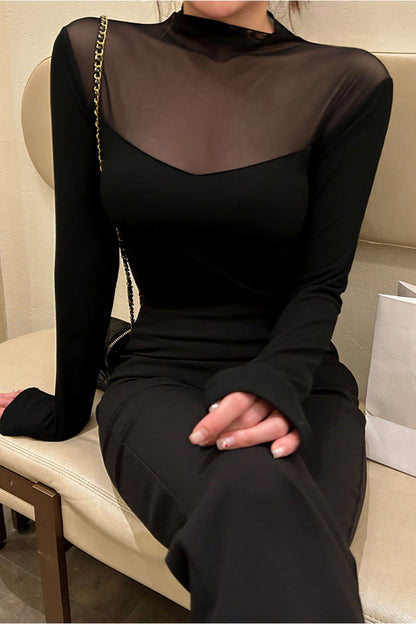 Debussy See-Through Long Sleeve